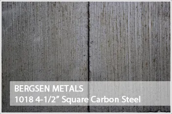 1018 Four Inch Square Carbon Steel