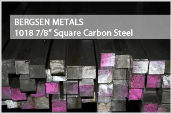 1018 Seven Eights Inch Square Carbon Steel