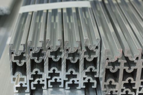 Cross sections of extruded aluminium or aluminum channels for use in manufacturing and fabrication