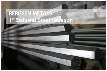 One Inch Stainless Steel Hexagon